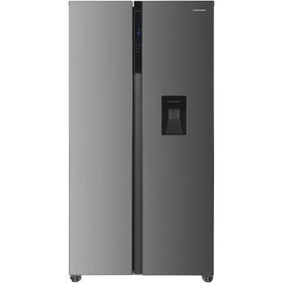 Heinner Amerikanischer Kühlschrank HSBS-HM529NFXWDE – 529L – Wasserspender – Energieeffizienzklasse E