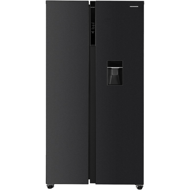 Heinner Amerikanischer Kühlschrank HSBS-HM592NFDXWDE – 592L – Wasserspender – Energieeffizienzklasse E – Produktfoto