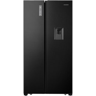 Heinner Amerikanischer Kühlschrank HSBS-HS519NFBKWDE – 519L – Wasserspender – Schwarz