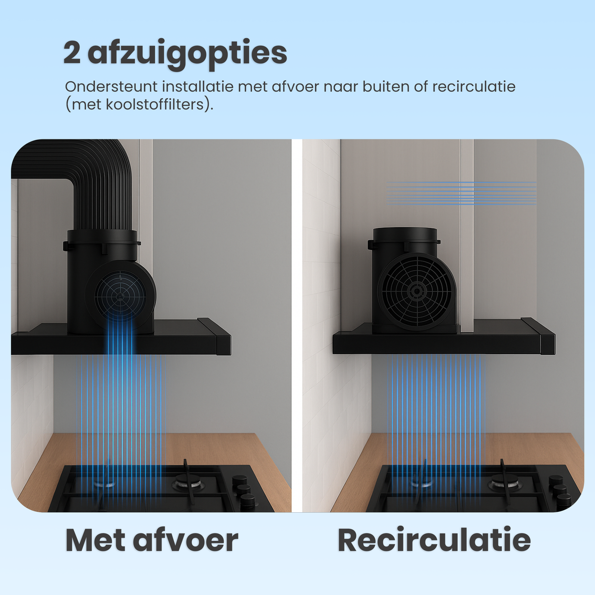 Heinner HTCH-490GBK Dunstabzugshaube – Energieeffizienzklasse C – schwarz – Bild 6