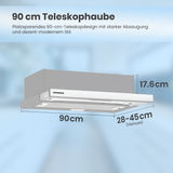 Heinner HTCH-490IX Dunstabzugshaube – Energieklasse C – Edelstahl – Bild 7