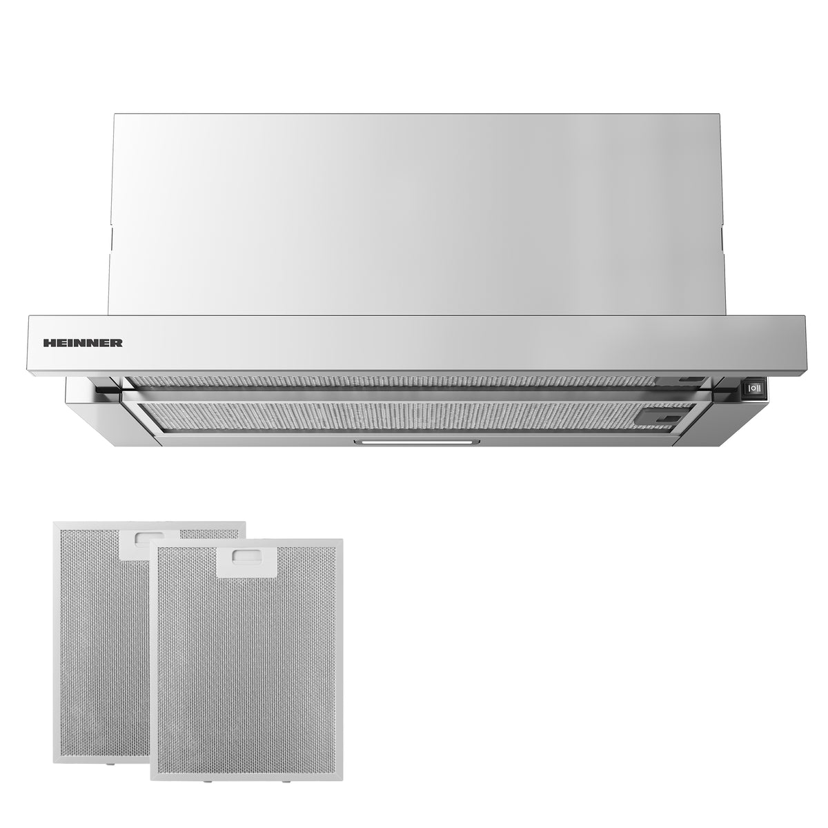 Heinner HTCH-MD400IX Dunstabzugshaube – Energieeffizienzklasse B – Inox – Bild 2