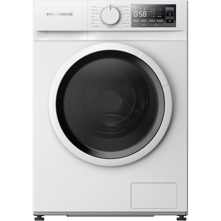 Waschmaschine Heinner HWM-M714IVSMNA – Schmal – 7 kg – 1400 U/Min – Energieeffizienzklasse A – Bedienfeld