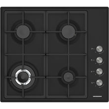 Heinner HBH-S4IWF-BK Einbau-Gaskochfeld – 4 Brenner – Wokbrenner – Schwarz