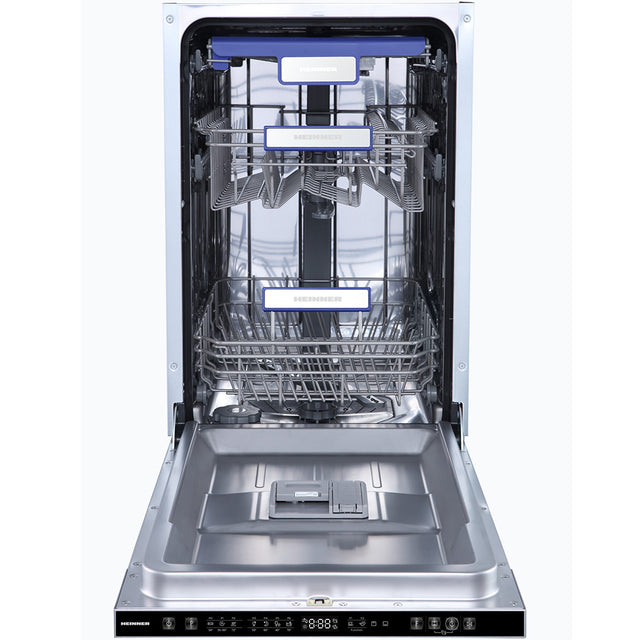 Einbau-Geschirrspüler Heinner HDW-BIM45710A – 45 cm – 10 Maßgedecke – AquaStop – Produktfoto
