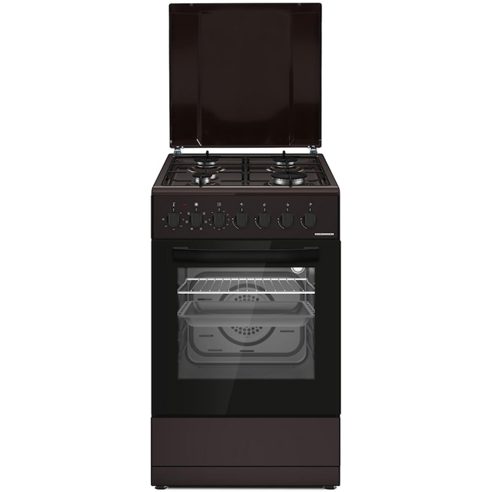 Heinner Gasherd HFSC-S60LITGC-BRW – 4 Brenner – Elektro-Backofen mit Grill – Bild 12