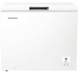 Heinner Gefriertruhe HCF-HS248EE – 248 Liter – Superfrostfunktion – Energieeffizienzklasse E – Bedienfeld