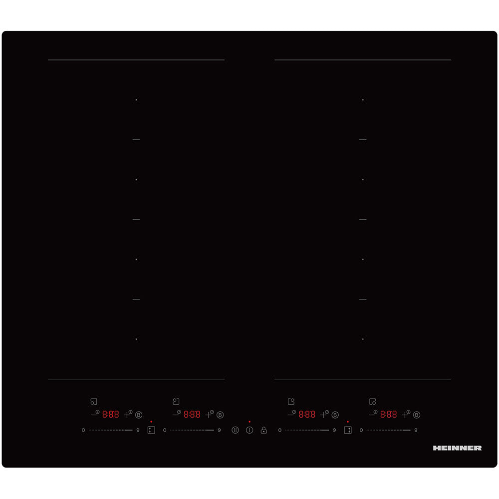 Heinner Induktionskochfeld HBHI-M4ZB2FXSMTC – 4 Zonen – Touch – Kindersicherung – Produktfoto