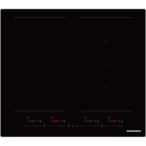 Heinner Induktionskochfeld HBHI-M4ZB2FXSMTC – 4 Zonen – Touch – Kindersicherung – Produktfoto