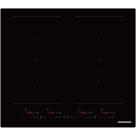 Heinner Induktionskochfeld HBHI-M4ZB2FXSMTC – 4 Zonen – Touch – Kindersicherung – Produktfoto