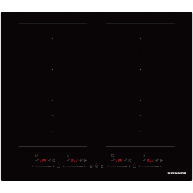 Heinner Induktionskochfeld HBHI-M4ZB2FXSMTC – 4 Zonen – Touch – Kindersicherung – Produktfoto