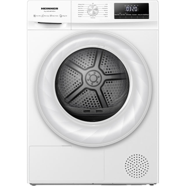 Heinner Wärmepumpentrockner HHPD-HMY70FD – 7 kg – Touch-Steuerung – 14 Programme – Energieeffizienzklasse D – Bedienfeld
