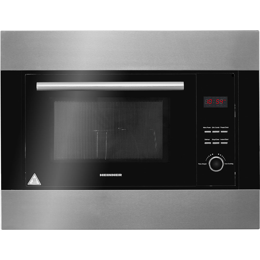 Heinner Mikrowelle HMW-23BIXBK – 23 Liter – Grill – LED-Beleuchtung – schwarz – Bedienfeld