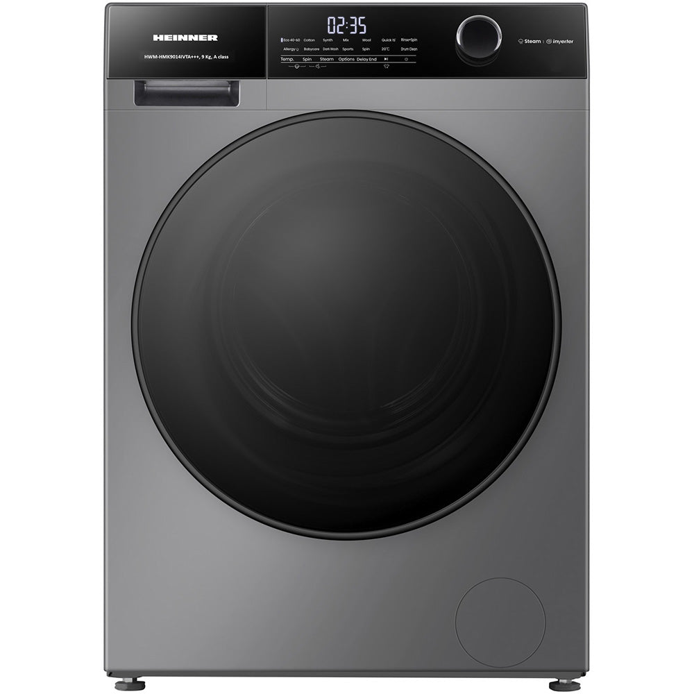 Waschmaschine Heinner HWM-HMK9014IVTA – 9 kg – 1400 U/min – Energieeffizienzklasse A – Produktfoto