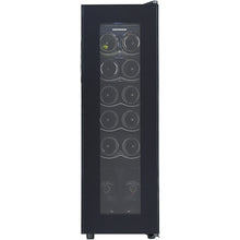 Heinner HRV-A45DRM12 Weinkühlschrank – 45 Liter – 12 Flaschen – Metallregale
