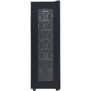 Heinner HRV-A45DRM12 Weinkühlschrank – 45 Liter – 12 Flaschen – Metallregale