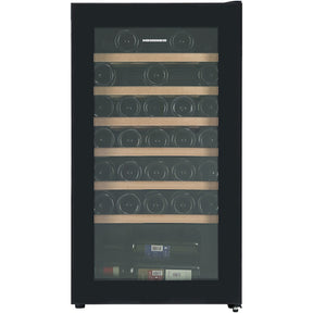 Heinner Weinkühlschrank HRV-A85DRL34 – 85 Liter – 34 Flaschen – Holzablagen – Produktfoto