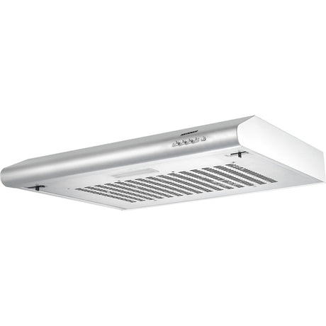 Heinner CH-201SS Dunstabzugshaube 60 cm – 3 Geschwindigkeiten – LED – Umluft – Produktfoto