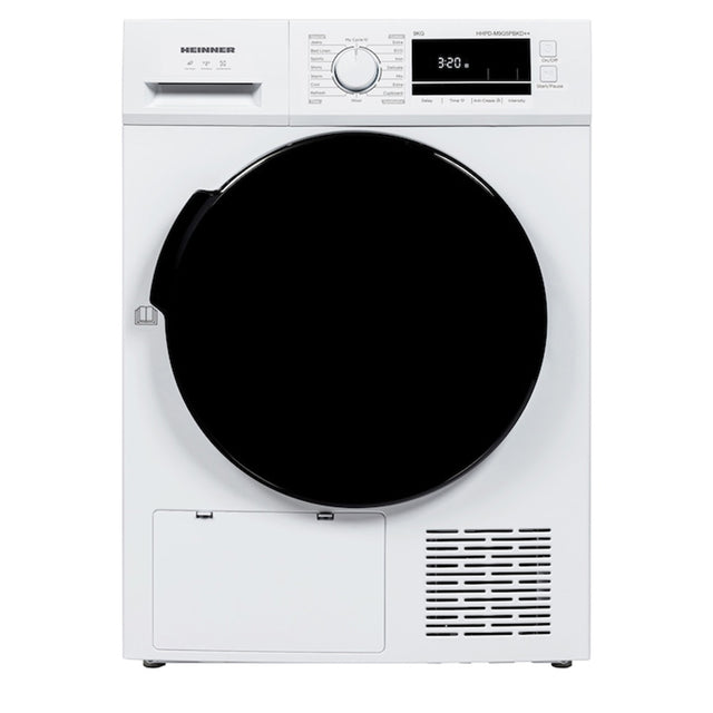 Heinner Wärmepumpentrockner HHPD-M9G5PBKD – 9 kg – Energieeffizienzklasse D – Produktfoto