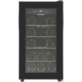 Heinner HRV-A52DRM18 Weinkühlschrank – 55 Liter – 18 Flaschen – Holzablagen – Produktfoto