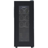 Heinner HRV-A28DRM8 Weinkühlschrank – 28 Liter – 8 Flaschen – Metallablagen – Produktfoto
