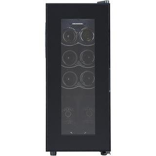 Heinner HRV-A28DRM8 Weinkühlschrank – 28 Liter – 8 Flaschen – Metallablagen
