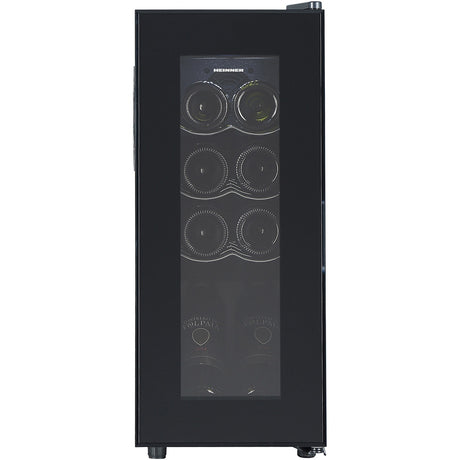 Heinner HRV-A28DRM8 Weinkühlschrank – 28 Liter – 8 Flaschen – Metallablagen – Produktfoto