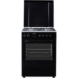 Heinner Gasherd HFSC-S66FDCC-IBK – 50 cm – 4 Kochfelder – Backofen mit 6 Funktionen und Grill – Schwarz – Bild 14