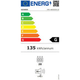 Heinner HRV-ABI56DRL20 Weinkühlschrank – 56 Liter – 20 Flaschen – Holzablagen – Energielabel