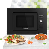 Heinner Mikrowelle HMW-MDBI20GDBK – 20 L – Grill – LED – Einbau – Bild 9