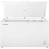 Heinner Gefriertruhe HCF-HS420E++ – 420 Liter – Inverter-Kompressor – Energieeffizienzklasse E – Bedienfeld