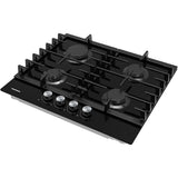 Heinner HBH-M421IRFGBK Einbau-Gaskochfeld – 4 Brenner – Gusseisenroste – Schwarz – Bild 2