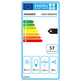 Heinner Dunstabzugshaube HDCH-MD90TIX – Wandesse – 90 cm – 4 Geschwindigkeitsstufen – Touch-Bedienung – Energielabel