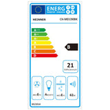 Heinner CH-MD190BK Unterbau-Dunstabzugshaube – 60 cm – 2 Geschwindigkeiten – Schwarz – Energielabel