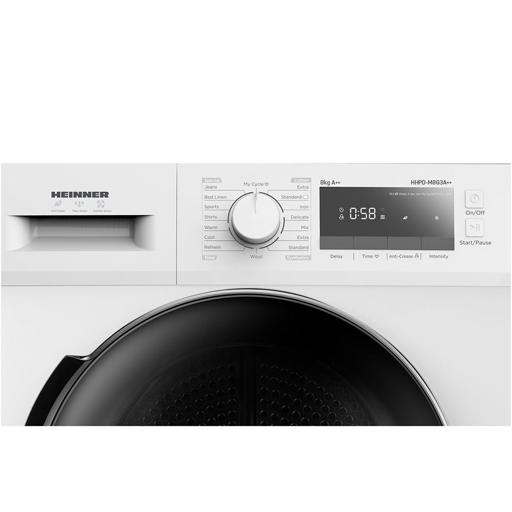 Heinner Wärmepumpentrockner HHPD-M8G3A++ – 8 kg – Energieeffizienzklasse E – Bild 3