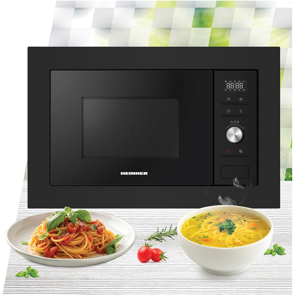 Heinner Mikrowelle HMW-MDBI28GDBK – 28 Liter – Grillfunktion – Digital – Schwarz – Bild 3