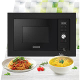 Heinner Mikrowelle HMW-MDBI28GDBK – 28 Liter – Grillfunktion – Digital – Schwarz – Bild 3