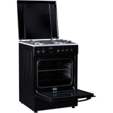 Heinner Gasherd HFSC-S66FDCC-IBK – 50 cm – 4 Kochfelder – Backofen mit 6 Funktionen und Grill – Schwarz – Bild 16