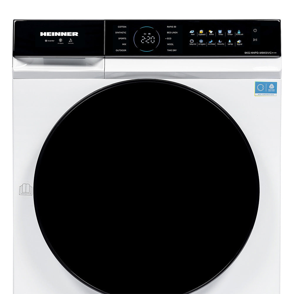 Heinner Wärmepumpentrockner HHPD-M9K5IVC 9 kg – Inverter – Energieeffizienzklasse C – Bild 4