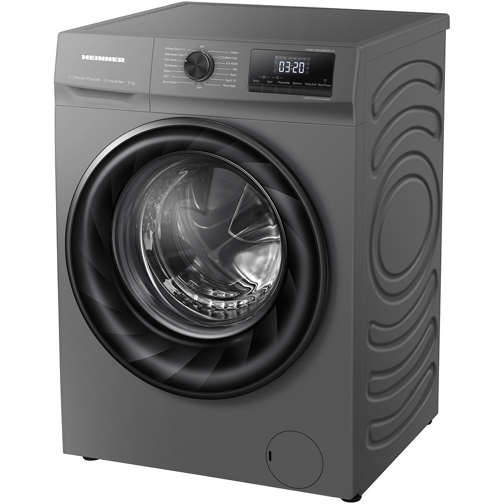 Waschmaschine Heinner HWM-H9014INVTA – 9 kg – 1400 U/min – Energieeffizienzklasse A – Bild 4