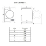 Heinner Wärmepumpentrockner HHPD-M9G5PBKD – 9 kg – Energieeffizienzklasse D – Bild 6