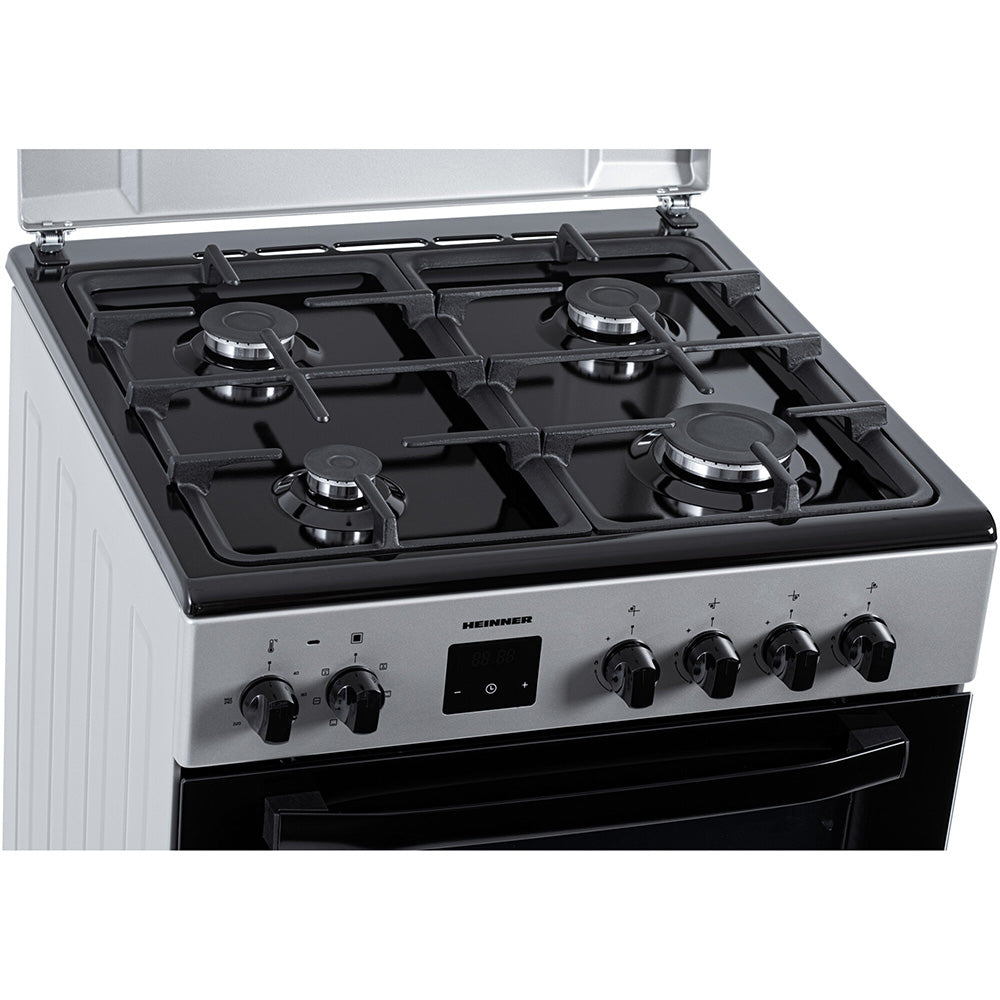 Heinner HFSC-S66FDC-BIX Gasherd – 4 Brenner – Backofen mit 6 Funktionen – Grill – Bild 7