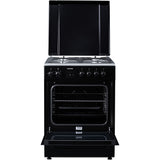 Heinner Gasherd HFSC-S66FDCC-IBK – 50 cm – 4 Kochfelder – Backofen mit 6 Funktionen und Grill – Schwarz – Bild 6