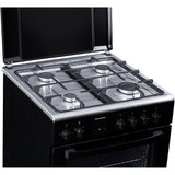 Heinner Gasherd HFSC-S66FDCC-IBK – 50 cm – 4 Kochfelder – Backofen mit 6 Funktionen und Grill – Schwarz – Bild 7