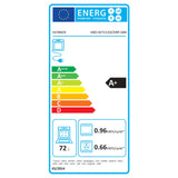 Heinner Einbau-Backofen HBO-M7212GCDRP-GBK – 72 Liter – 60 cm – Schwarzglas – Energielabel