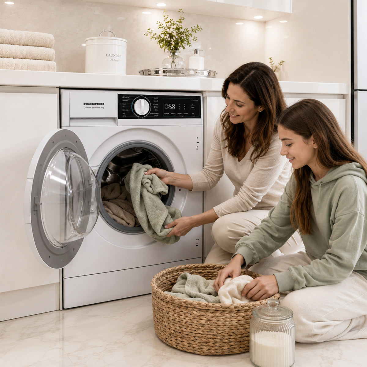 Heinner HWM-BI914IVA+++ Einbauwaschmaschine 9 kg – 1400 U/min – Bild 11