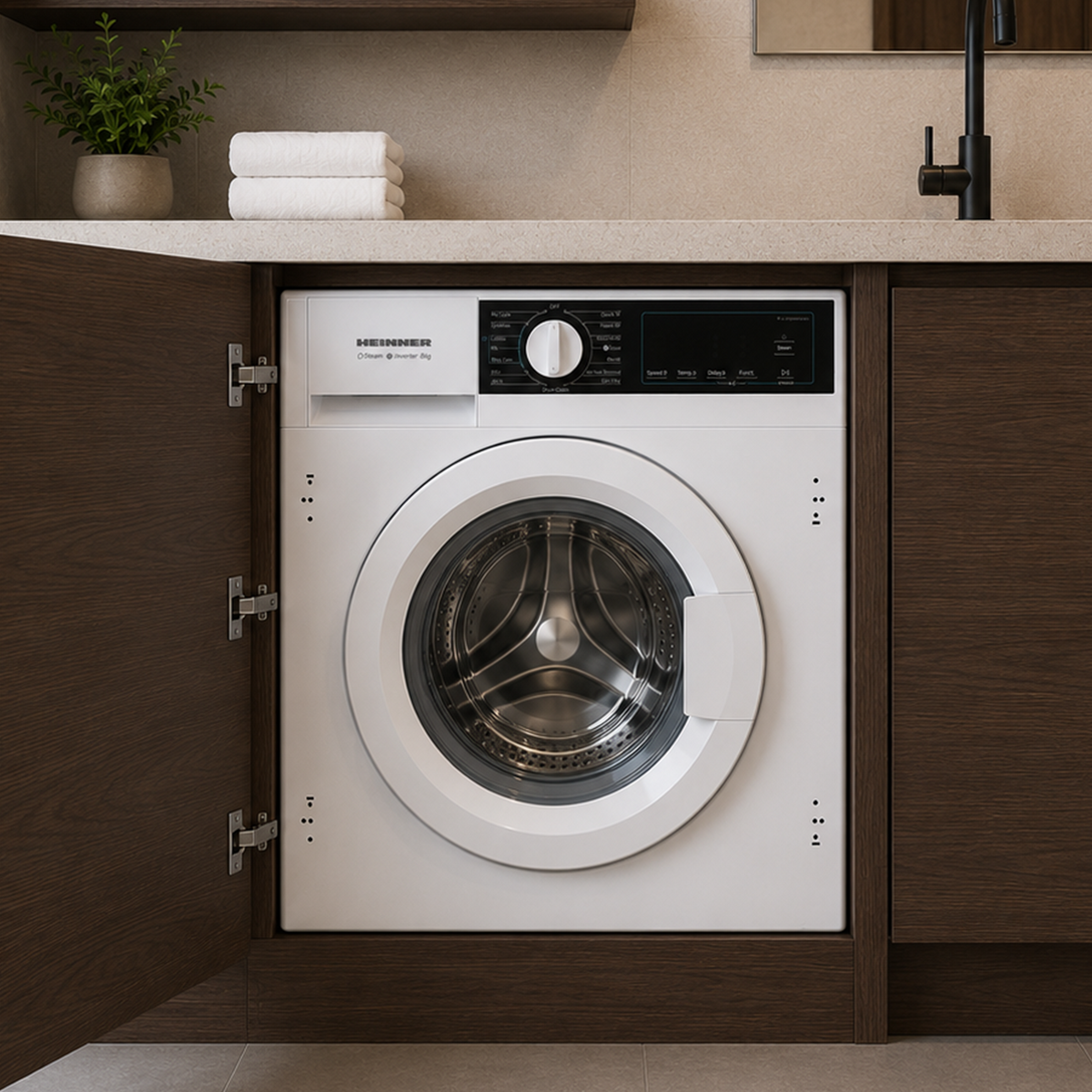 Heinner HWM-BI814IVA+++ Einbauwaschmaschine 8 kg – 1400 U/min – Bild 4