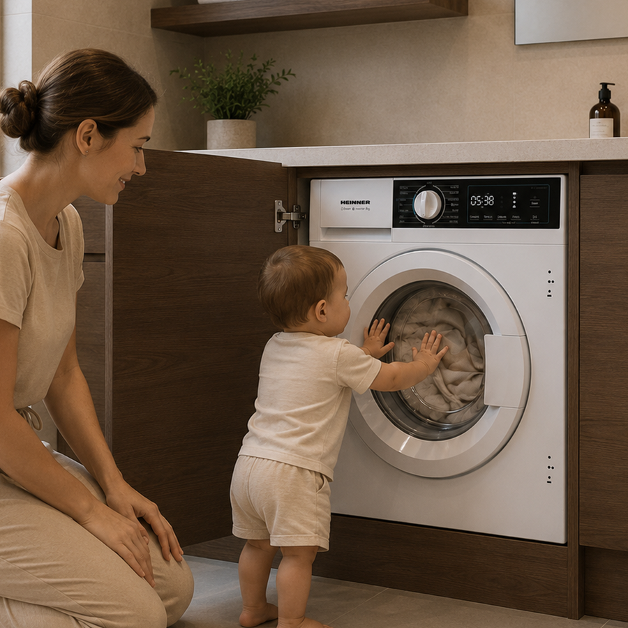 Heinner HWM-BI814IVA+++ Inbouw Wasmachine 8 kg – 1400 RPM