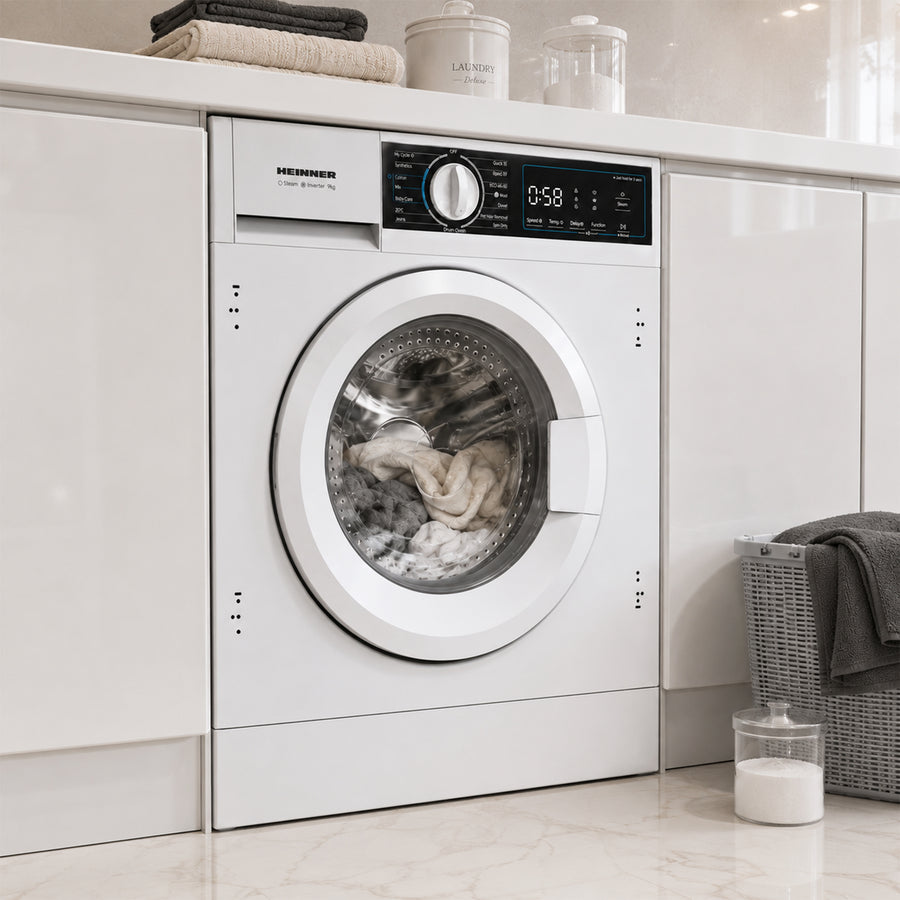 Heinner HWM-BI914IVA+++ Inbouw Wasmachine 9 kg – 1400 RPM
