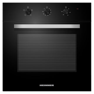 Heinner Einbau Backofen HBO-M654G-GBK – 70 Liter – Heißluft – Grill – schwarz